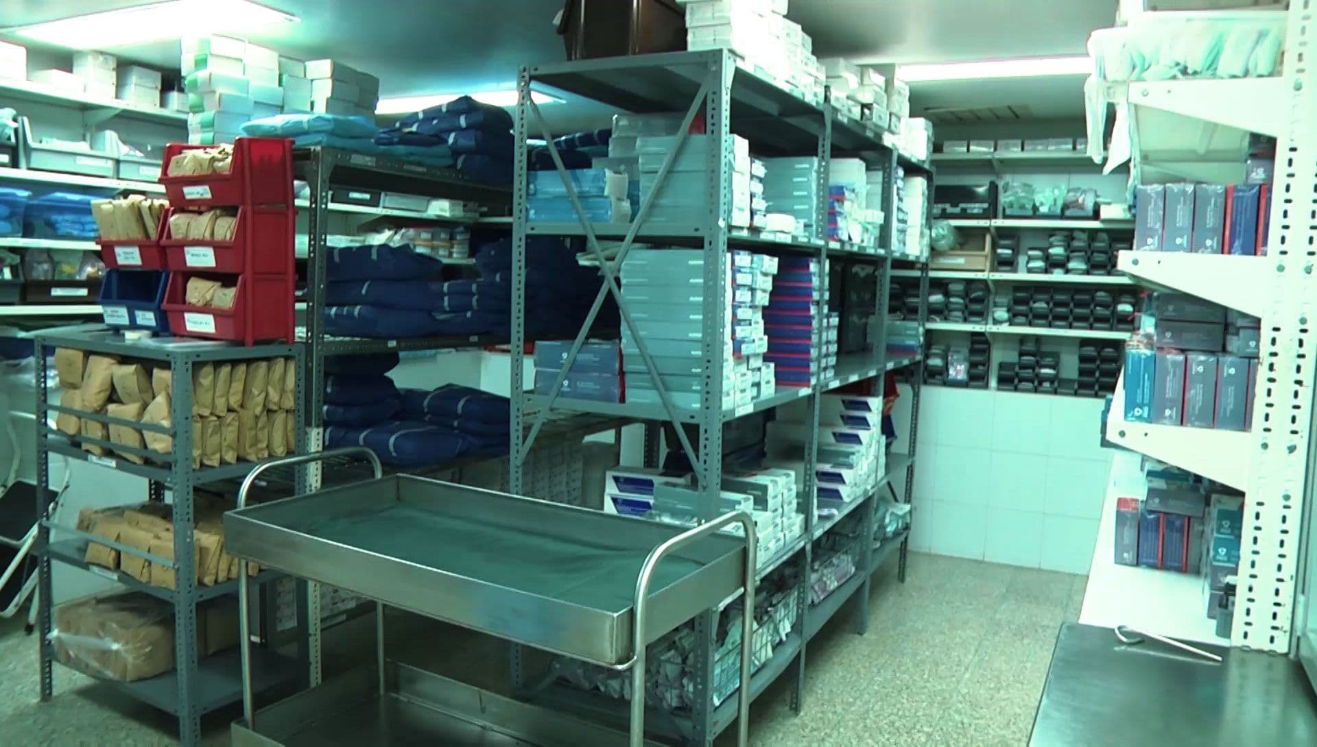 Interior del Banco de Prótesis